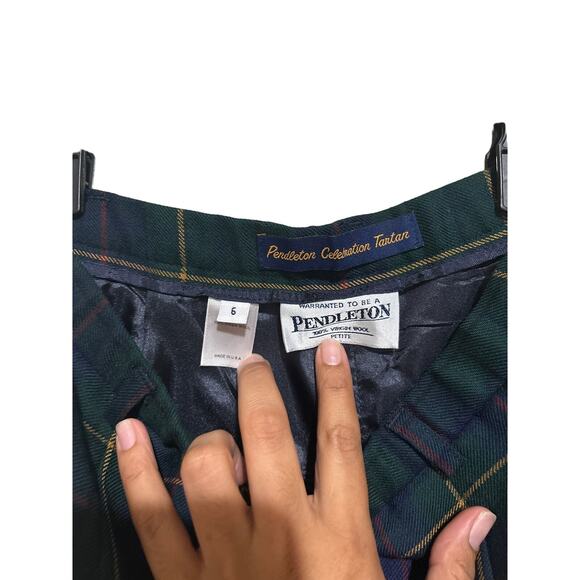 Pendleton Celebration Tartan Plaid Pants 6 - Picture 3 of 3